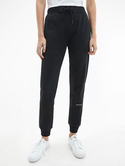 Calvin Klein Ruhák HU579177 | Calvin Klein Organic Cotton Női Jogger Fekete